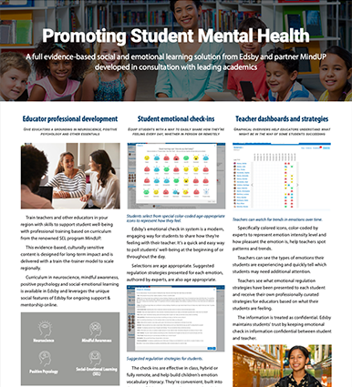 Promoting K-12 Student Mental Health